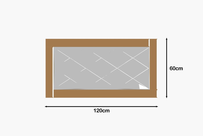 Hanah Home Espejo Pierre - Bronce, Blanco v2